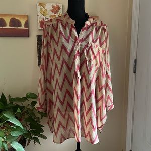 Riley and James Sheer Blouse